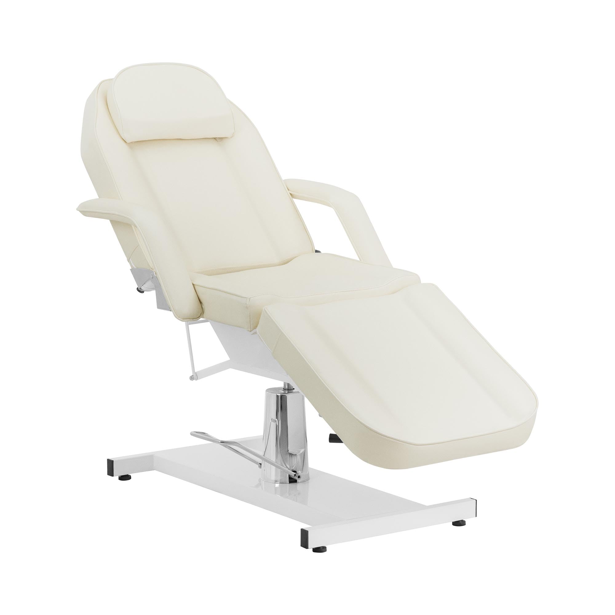 Physa Camilla de Estética - 200 kg - Color Crema, Silla de Masaje Ajustable 360°, Robusta, Multiusos, Ideal para salón de Belleza y Tatuaje