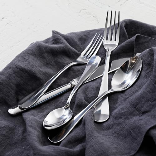 Fortessa Bastille 18/0 Stainless Steel 20 Piece Flatware Set, Service for 4, Silver image 5