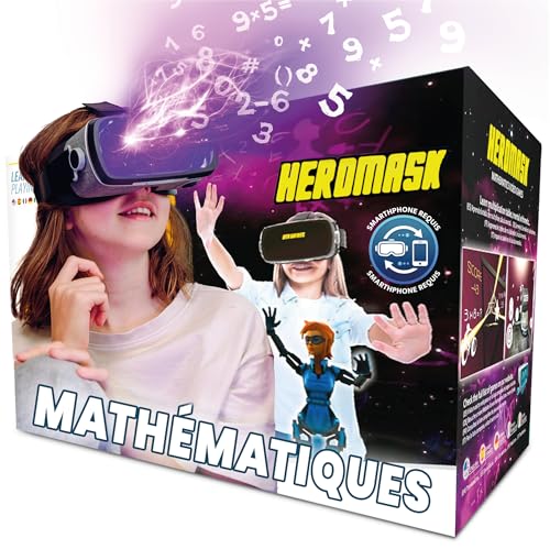 HeroMask Casque VR + Jeux Maths (Cadeau...
