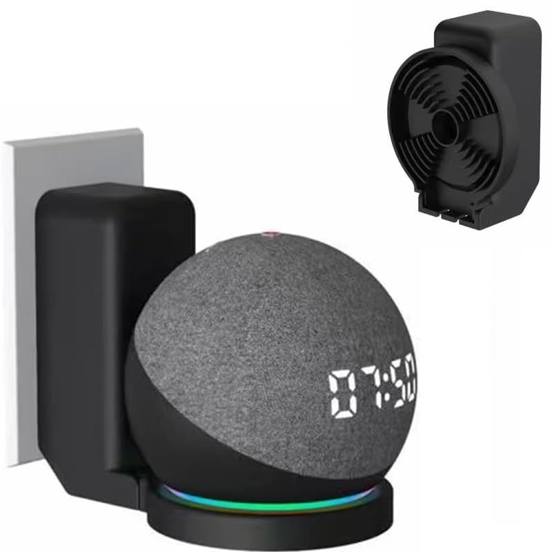 Auslese Echo Dot Wall Mount Holder for 4th/5th Generation, Space-Saving Solution Wall Mount with Cord Management for Your Smart Home Speakers (Holder Only, Black) (B0CBQ9N9MD) Amazon Price History, Amazon Price Tracker