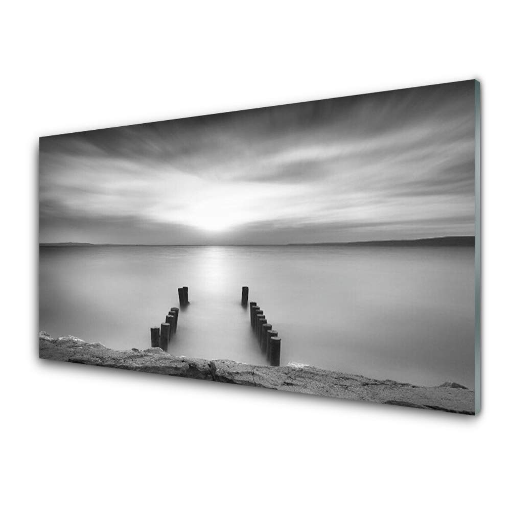 Tableau mural moderne en plastique imprimés verre acrylique 100x50cm pour masquer un mur vide