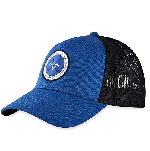 Callaway mens Golf 2020 Adjustable Trucker Hat Royal