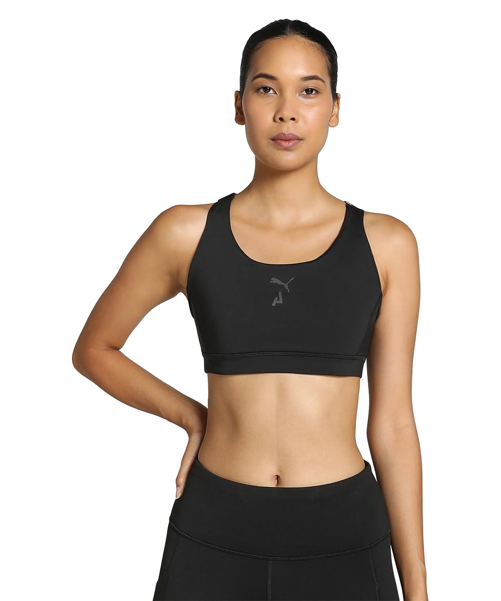 puma Women's Polyester Lightly Padded Wired Classic Sports Bra-picture-41