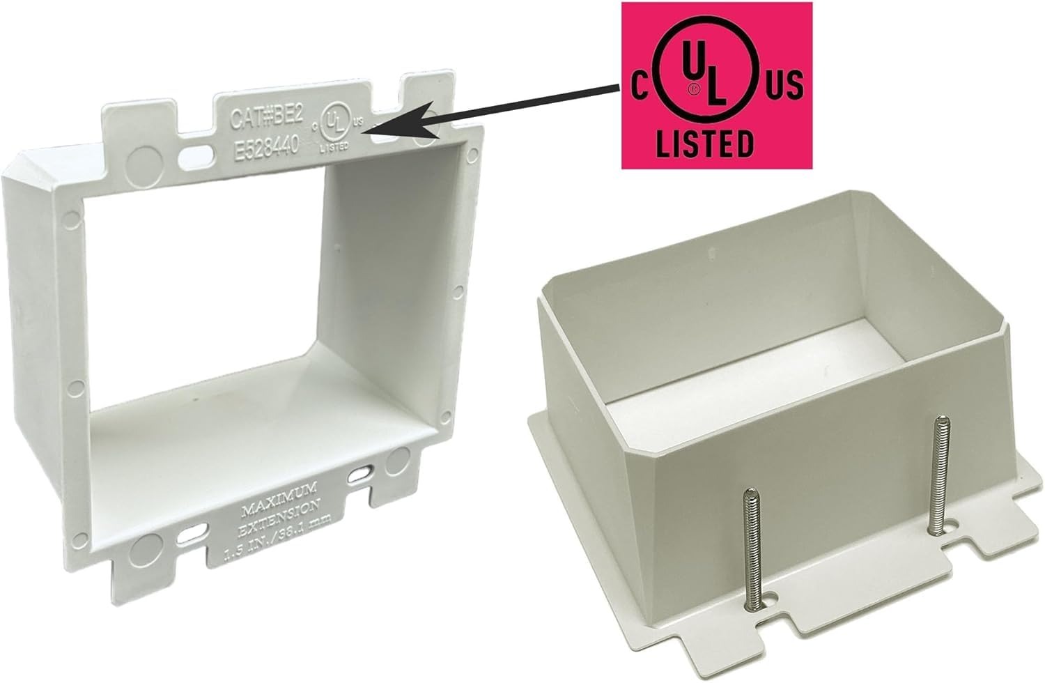 iMBAPrice IMBA-BE2 UL Listed 2-Gang Electrical Outlet Box