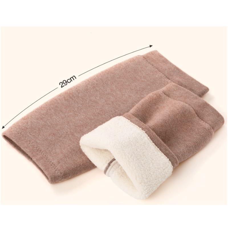 Winter Cashmere Fleece Knee Pads Warmth Suitable for Both Men Women