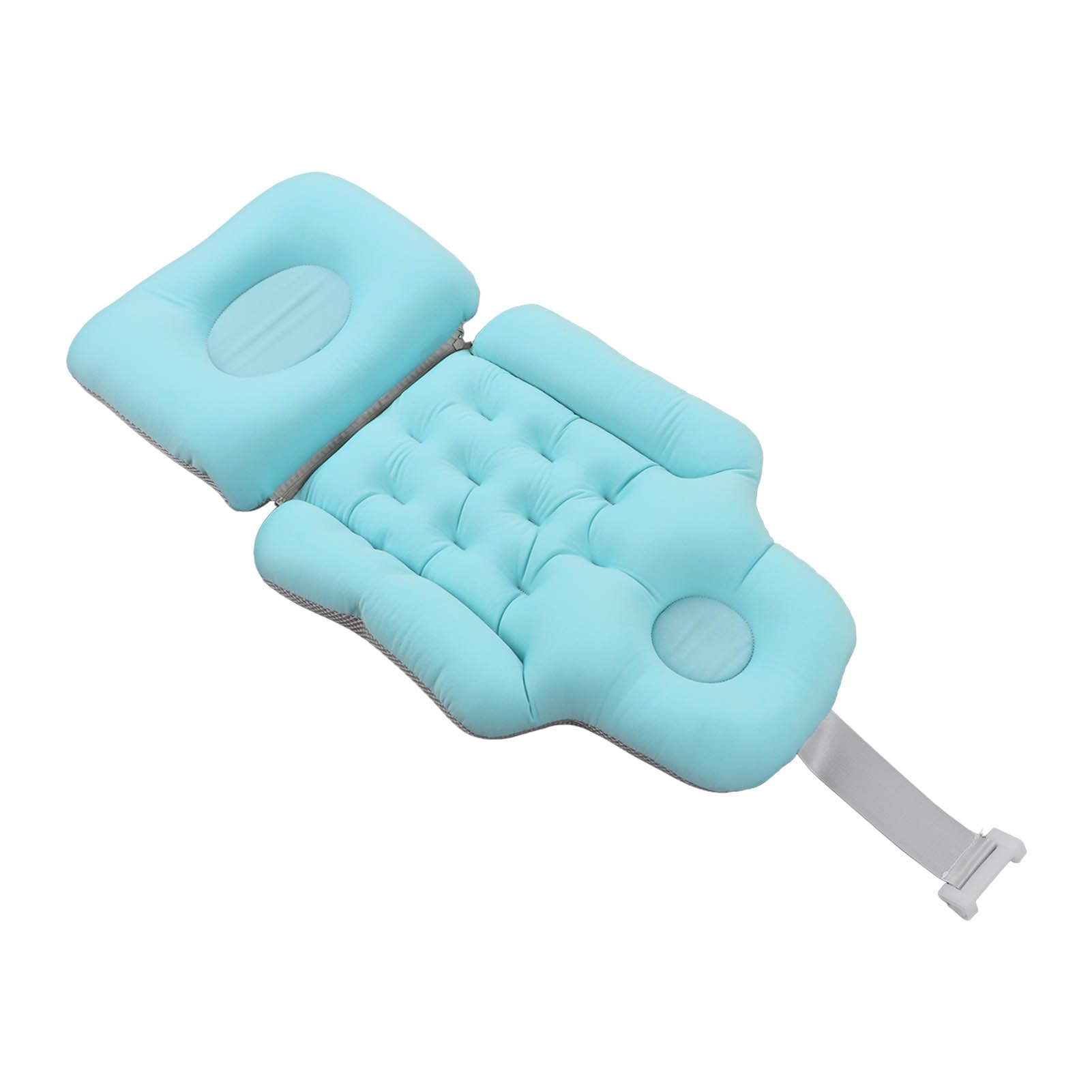 Cojín para Bañera, Suave, Elástico, de Secado Rápido, Extraíble, Lavable, Almohada de Baño para SPA para Baño para Adultos (Azul)