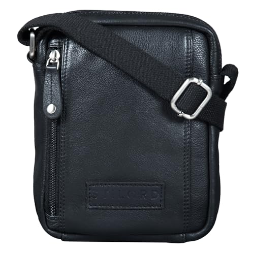 Petit sac d'épaule STILORD Brandon en cuir véritable noble et durable