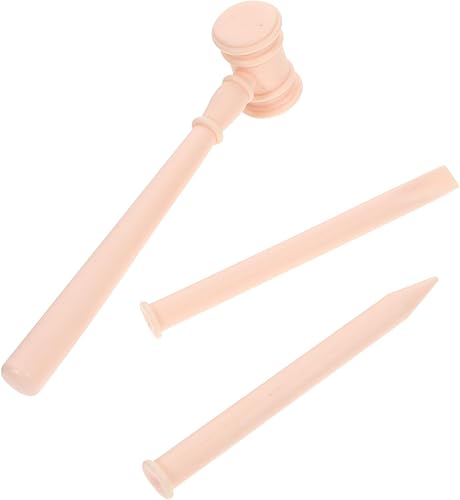 Miniatura 1 de ERINGOGO Juego de 5 juegos manuales para niños, piedras preciosas, martillo de plástico fósil, juego de 3 piezas, accesorios martillo de excavación,