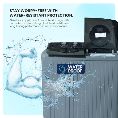 Image of Power Guard 8.5 kg, 5 star, Semi-Automatic Top Load Washing Machine, Air Turbo Drying, Dark Gray)