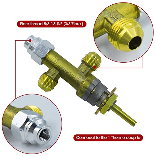 Mensi FD90 MADE OF FRD CSA CONTRACT NO.268815 Low Pressure Lpg Propane Gas Fireplace Fire Pit Flame Failure Safety Control Valve Kit thumb #6