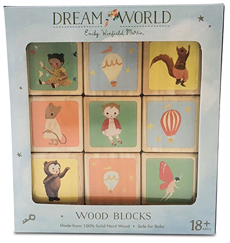 Finn + Emma Emily Winfield Martin Dreamworld Natural Wood Toy Block Set