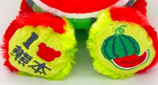 Amazon.co.jp: ご当地ベア 熊本スイカ3 ぬいぐるみS 藤二誠【熊本限定