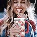 Pioneer Woman 40 OZ Tumbler with Handle and Lid - Double Wall Vacuum Insulated Boho Floral Cup Gift for Women (Only One Cup)