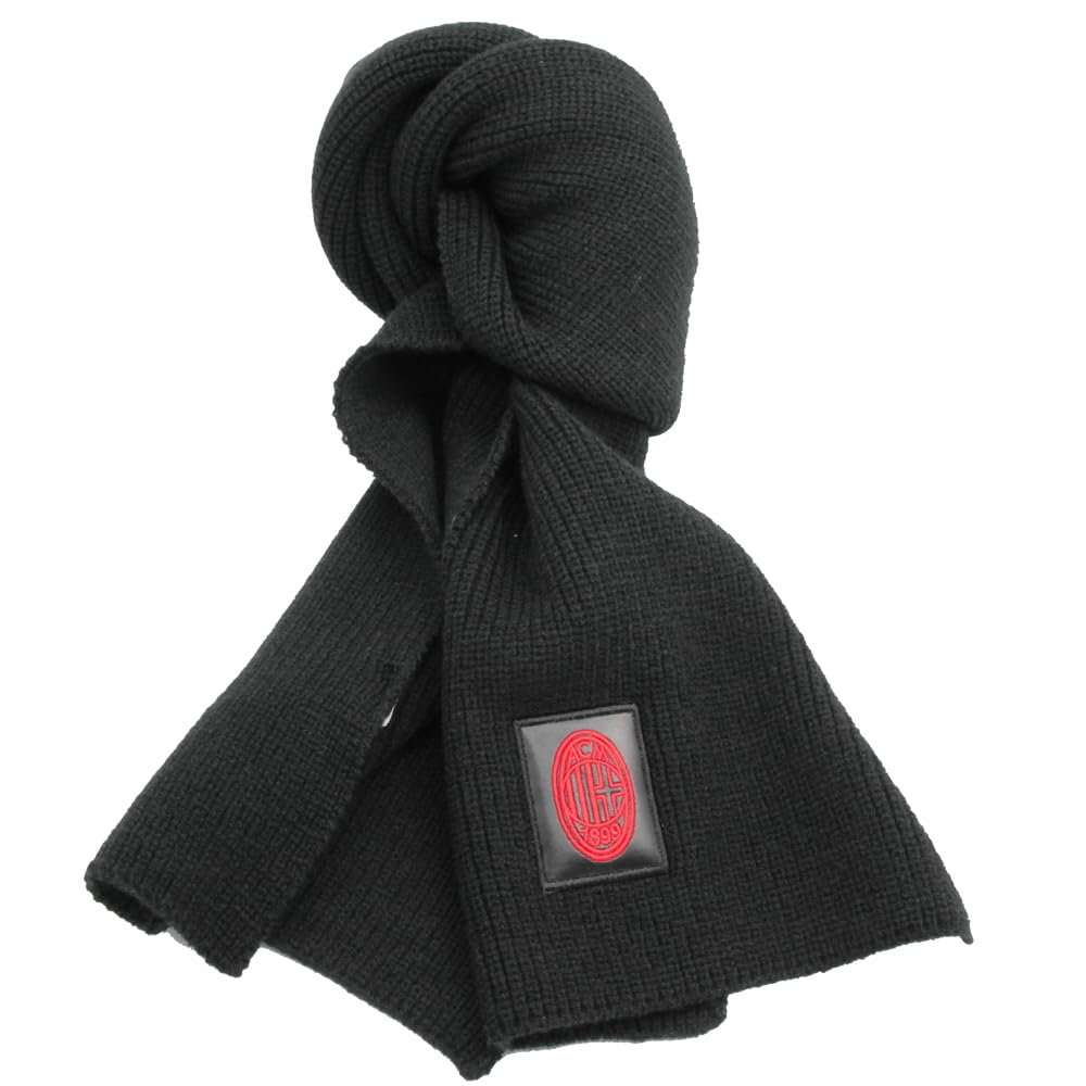 SET SCIARPA E CAPPELLO CON RICAMO IN BOX 47% PC 31% PL 22% NY MILAN 143555 NERO