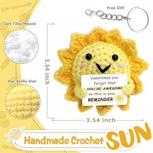 Muñeca de crochet soporte emocional Iznomo miniatura 3