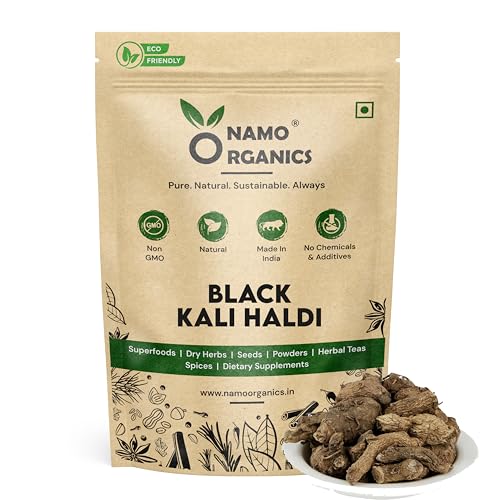 Image of Namo Organics - Kali Haldi Original - 150gm - Dried Black Turmeric | Narkachur or Narkachoor | Raw and Natural