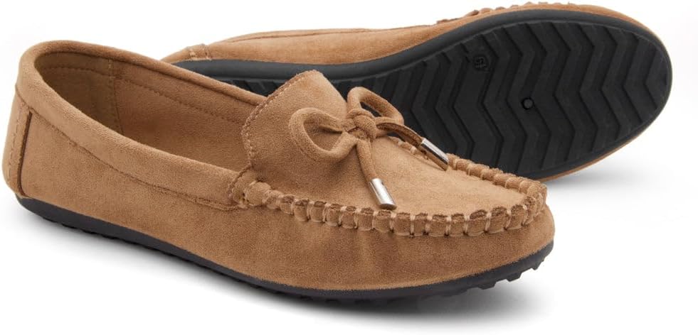 Herstyle Loafers for Women – Slip-On Business Flats Shoes | Dressy Casual Walking Flats with Memory Foam Insole | Lightweight & Comfortable Moccasins for Office & Travel
