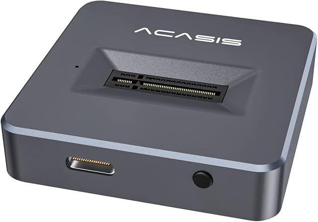ANYOYO Portable NVMe/NGFF Enclosure PCIe M.2 SSD Box, USB 3.1High-Performance NVMe/NGFF Solid State Hard Disk Case,HDD Enclosure M.2 M-Key SATA SSD with USB-C Adapter and USB 3.1 Cable