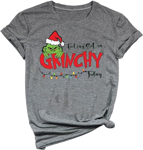 Women Tis The Season Christmas Tree Snack Cakes Christmas Hats Coffee Santa Cute Xmas Tee Tops.