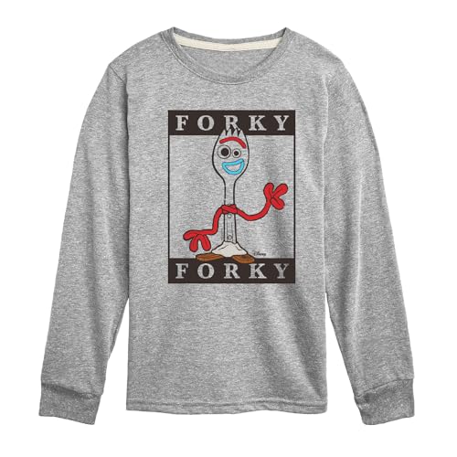 Disney - Toy Story 4 - Type Block Forky - Toddler & Youth Long Sleeve Graphic T-Shirt