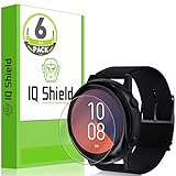 IQ Shield Screen Protector Compatible with Samsung Galaxy Watch Active 40mm (6-Pack) LiquidSkin Anti-Bubble Clear Film