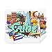 Guantanamo Trinidad Cuba Graffiti Cleaning Cloth Screen Cleaner 2pcs Suede Fabric