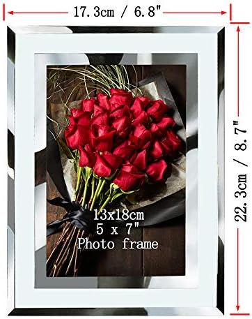 Amazon Brand - Umi 5x7 Glass Photo Frame, Set of 2