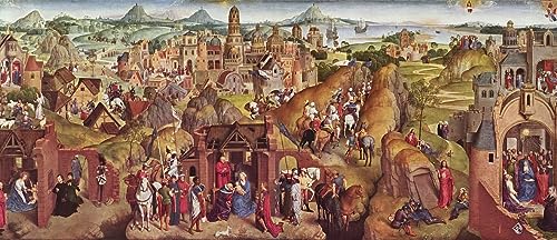 Toile Les Sept Joies de Marie Hans Memling avec impression haute définition