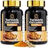 Turmeric Curcumin Supplement - 11-in-1 Turmeric Supplement with Black Pepper, Extra Strength Absorption, 95% Curcuminoids for Joint, Skin and Immune Support, Non-GMO, 120 Turmeric Capsules, 2 Packs