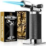 ravs Ultra Premium Butan-Feuerzeug, nachfüllbarer Küchenbrenner mit verstellbarer Flamme,...