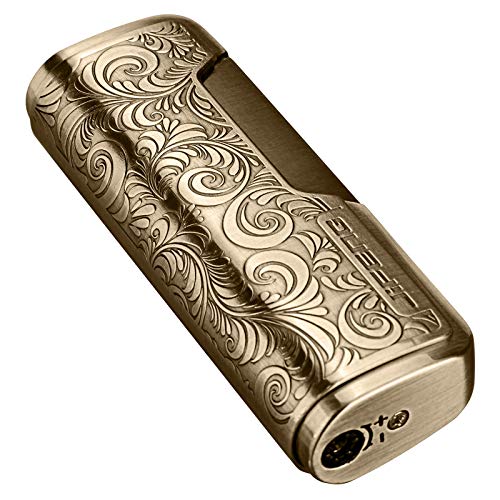 Encendedor para cigarros con llama de soplete bronce miniatura 2