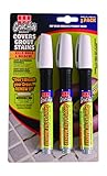 Grout-Aide 05050 Marker (3 Pack), 9.8ml, Black