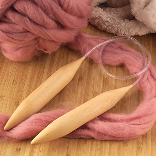 Jubileeyarn Jumbo Large Bamboo Circular Knitting Needles - Us 85 (35Mm) - 40" #TOP1