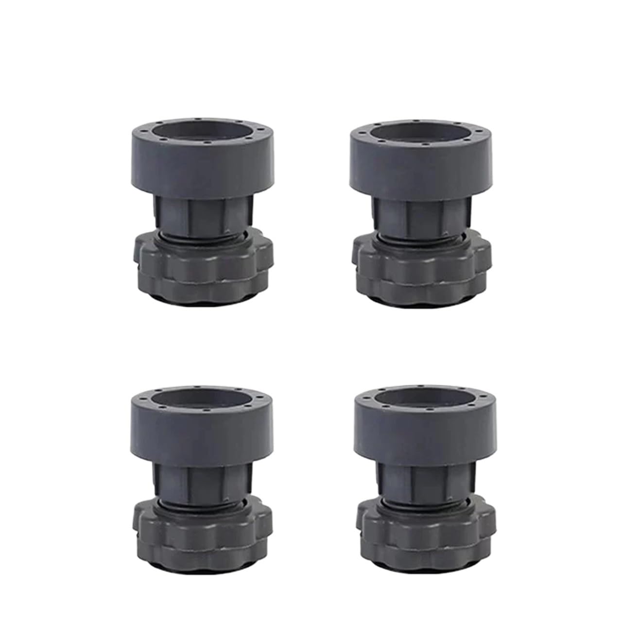 Washing Machine Feet Pads, 4Pcs Anti Vibration Feet For Washing Machine Stand Adj Heightener Leveling Pad Fridge Dryer