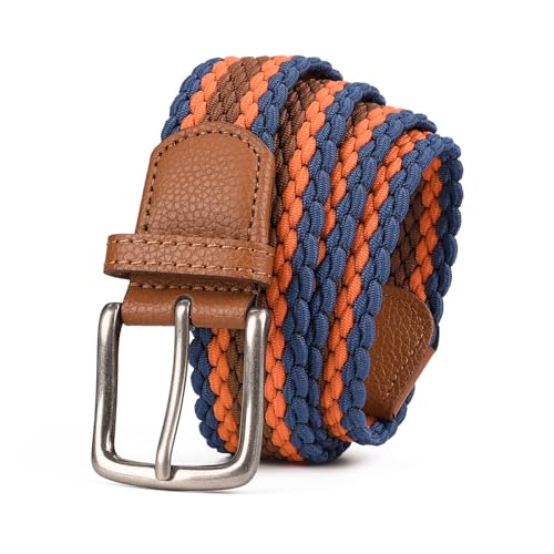 Elastic Golf Belts for Men Womens Causal Stretch Elastic Woven Belt 1.37