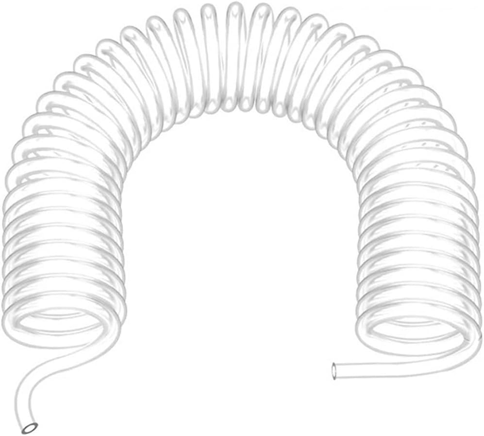 High-pressure PU Spring Air Tube 3/6/9/12/15M Air Compressor Hose Tube Spiral Pipe Pneumatic Polyurethane Telescopic Spring Tool(Blue 8x5)