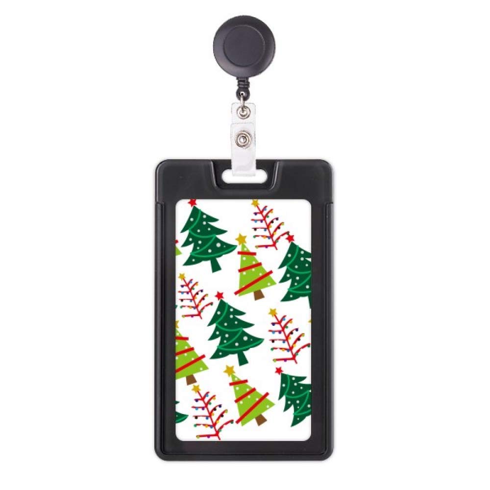 Porte-badge rétractable vert pour ne plus perdre sa carte d'accès à Noël - 5