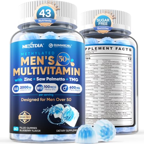 Nextdia Multivitamin Gummies for Men 50 Plus