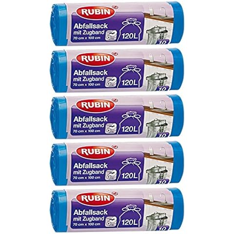 Rubin Zugband Müllsäcke - 120 Liter Cover