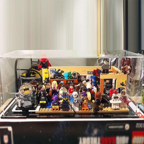 Image of Acrylic Display Case for Collectibles | Dustproof Transparent Showcase Box for Action Figures, Miniatures & Models | Countertop Cube with Protective Film ((10x4x5.7 inch; 25x10x14.5cm))