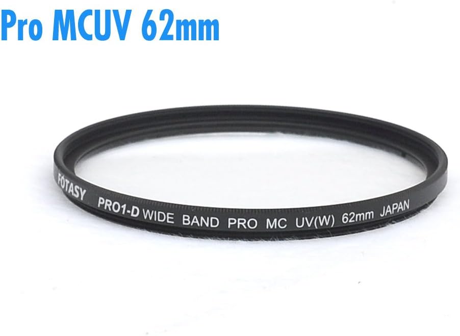 Fotasy Pro1 Digital Pro1D Slim 62mm UV (Ultra Violet) Multi Coated Glass Filter