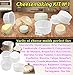 PetriStor 7pcs Cheese Making Kit Beginners №1 - Soft Cheese Molds + Cheese Mold with a Follower Piston - Cheese Making Supplies - Cream Cheese Form Mold Basket