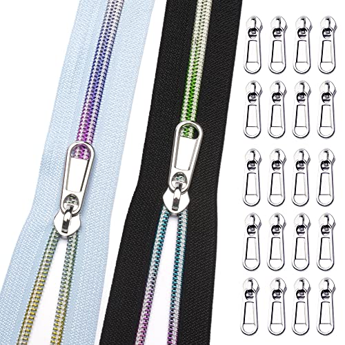 VOC Cerniere Lampo #5 Metallic Nylon Chiusure