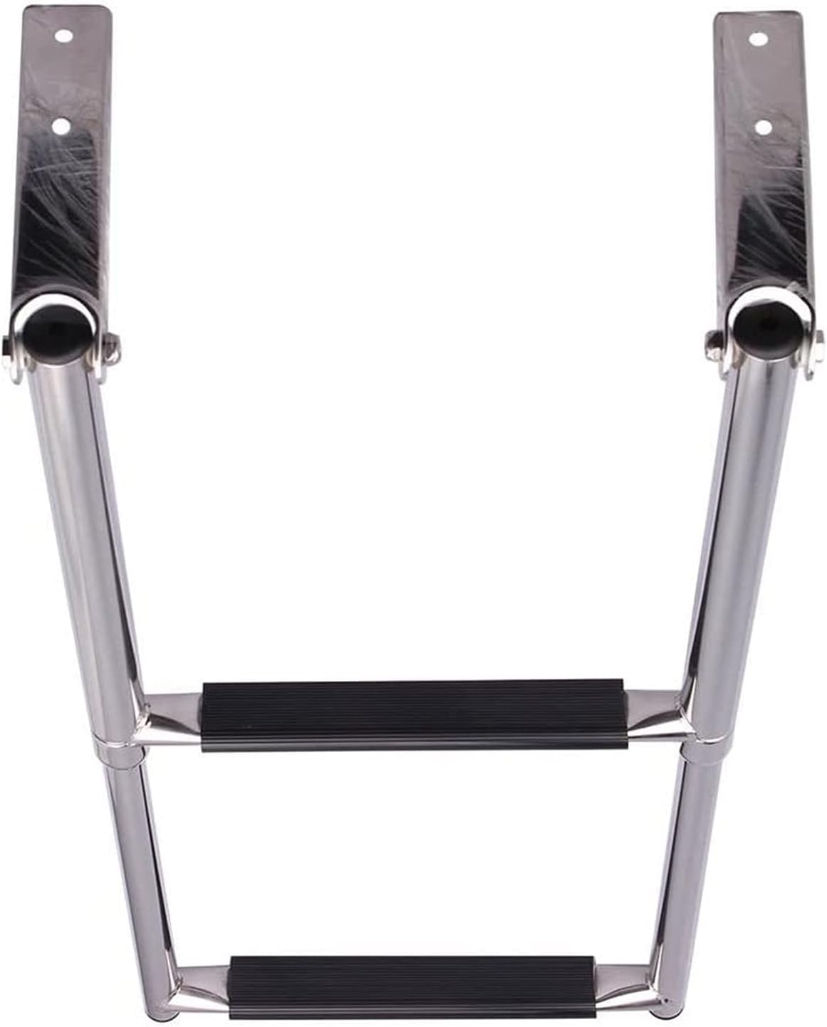 JXYQ Telescoping Boat Ladder, Folding Dock Boat Ladders 2 Step Telescoping Boat Ladder Stainles Steel Swim Marine Ladder Telescoping Drop Ladder For Lake,Marine Boarding,Pool