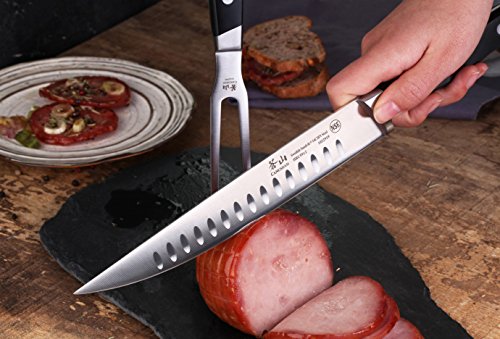 Cangshan TV2 Series 1022995 Stainless Steel Forged Carving Fork, 6-Inch