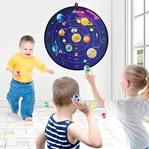 Bootaa 2 Pack 29" Large Dart Board Game Set With 20 Sticky Balls, Indoor/Sport Outdoor Fun Party Play Games, Boys Girls Toys, Birthday Toy Gifts For 3 4 5 6 7 8 9 10 11 12 Year Old Boys Girls Kids #TOP3