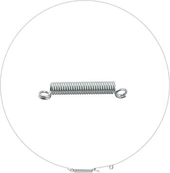 ACA56078801 Outer Door Boot Seal Clamp Washer Door Gasket Retaining Ring, Fit for LG & Kenmore Front Load Washer, Replaces ACA56078800 ACA56078802 PS3530864 AP4998833, with Extra Spring
