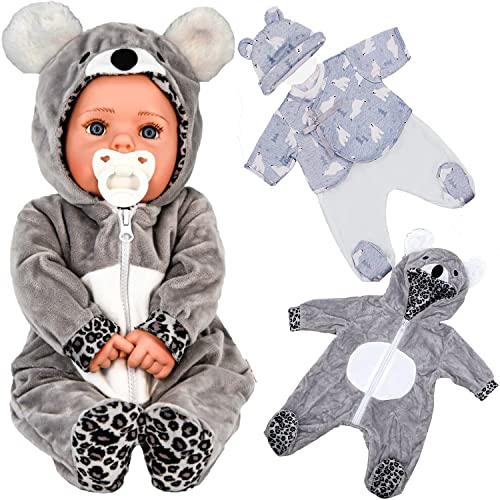 BiBi Doll Baby Doll & Reborn Clothes Set, 20" (50cm)