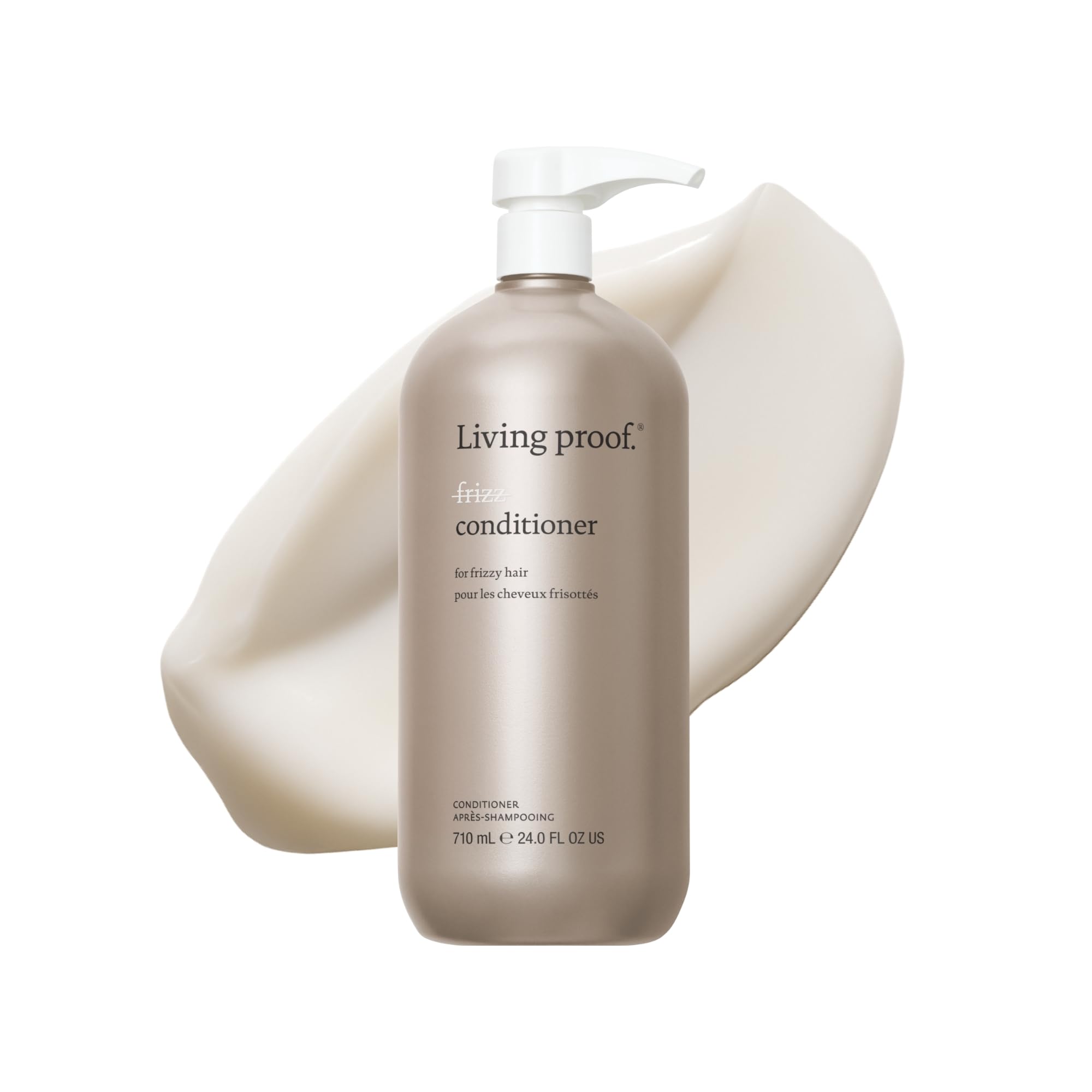 Living Proof No Frizz Conditioner 710 ml - Smoothing Conditioner Against Frizz - Silicone-Free & Moisturising - For All Hair Types & Long-Lasting Smoothness