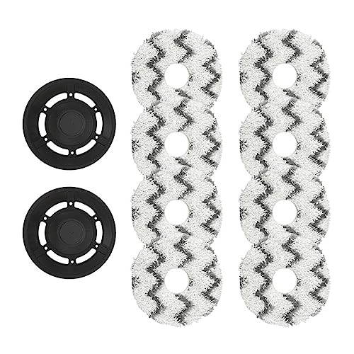 Chiffon de vadrouille fixe avec support robot contre sols ternes - 2